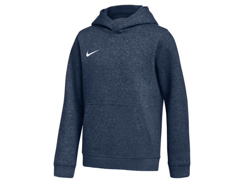 NIKE PARK 26 FLC PO HOODIE JR. - MIDNIGHT NAVY/WHITE