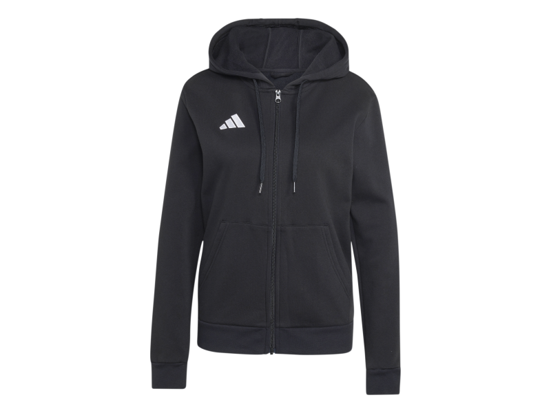 ADIDAS ENTRADA 26 FZ HOOD W. - BLACK/WHITE