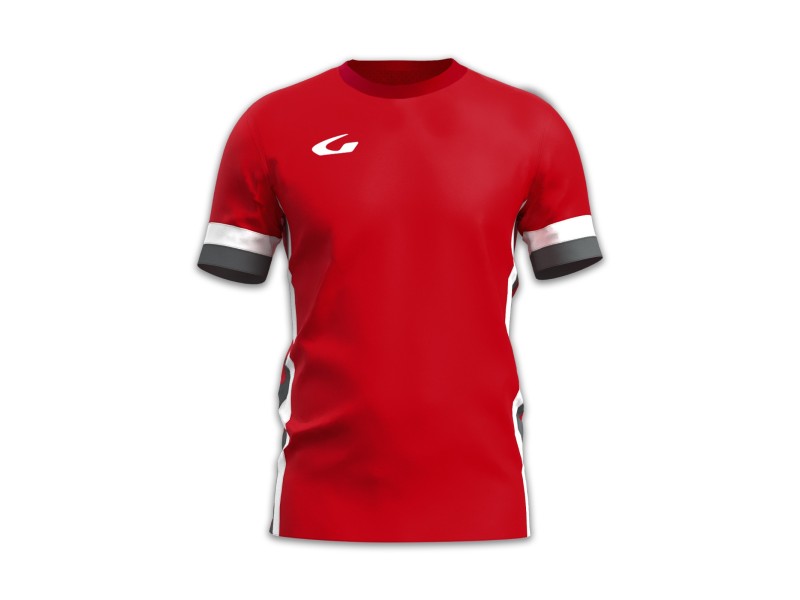 GEMS MAGLIA GALAXY - ROSSO/GRIGIO ANTRACITE