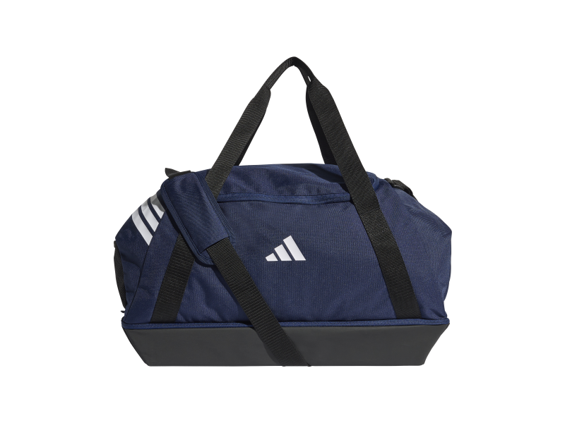 ADIDAS TIRO DUFFLE BAG MEDIUM WITH BOTTOM COMPARTMENT - TENABL/WHITE