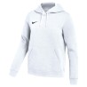 NIKE PARK 26 FLC PO HOODIE W. - WHITE/BLACK