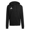 ADIDAS ENTRADA26 FULL ZIP HOODIE - BLACK/WHITE