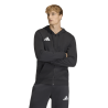 ADIDAS ENTRADA26 FULL ZIP HOODIE - BLACK/WHITE
