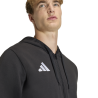 ADIDAS ENTRADA26 FULL ZIP HOODIE - BLACK/WHITE