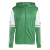 ADIDAS SQUADRA25 HOODY - TEAM GREEN/WHITE