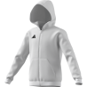 ADIDAS ENTRADA26 FULL ZIP HOODIE JR. - WHITE/BLACK