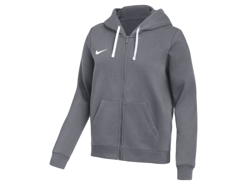 NIKE PARK 26 HOODED FZ W. - CHARCOAL HEATHR/WHITE
