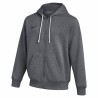 NIKE PARK 26 HOODED FZ - DK GREY HEATHER/BLACK