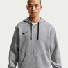 NIKE PARK 26 HOODED FZ - DK GREY HEATHER/BLACK