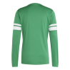 ADIDAS SQUADRA25 JERSEY LONG SLEEVE - TEAM GREEN/WHITE