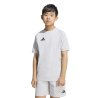 ADIDAS TIRO TRAVEL TEE JR. - TMLGGR/BLACK