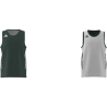 ADIDAS EVERYDAY PRO BBALL JERSEYS JR. - DRKGRN/WHITE