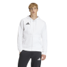 ADIDAS ENTRADA26 FULL ZIP HOODIE - WHITE/BLACK