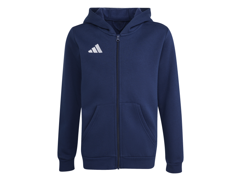 ADIDAS ENTRADA26 FULL ZIP HOODIE JR. - TENABL/WHITE