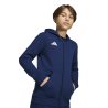 ADIDAS ENTRADA26 FULL ZIP HOODIE JR. - TENABL/WHITE