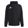 ADIDAS ENTRADA26 ALL WEATHER JACKET - BLACK/WHITE