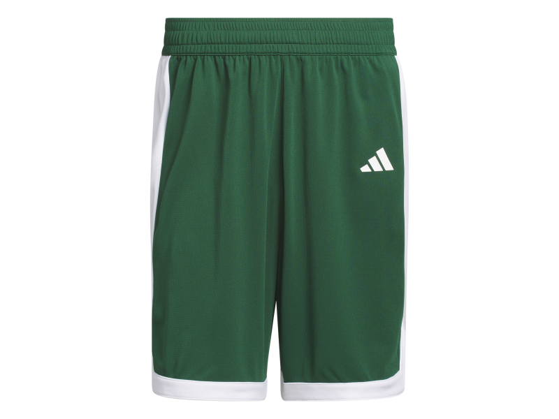 ADIDAS PULSE SPEED BBALL SHORTS - DRKGRN/WHITE