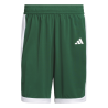 ADIDAS PULSE SPEED BBALL SHORTS - DRKGRN/WHITE