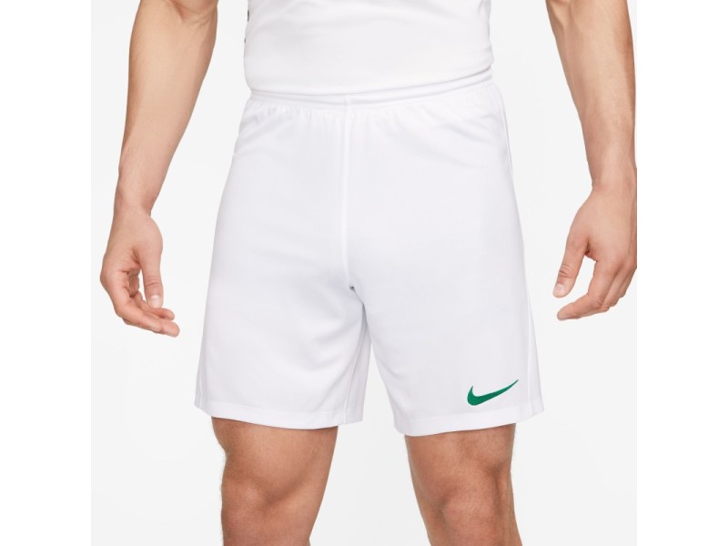NIKE PANTALONCINO PARK 3 - WHITE/GREEN