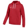 NIKE PARK 26 FLC PO HOODIE W. - UNIVERSITY RED/WHITE