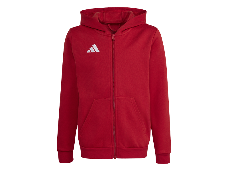 ADIDAS ENTRADA26 FULL ZIP HOODIE JR. - TEPORE/WHITE