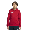 ADIDAS ENTRADA26 FULL ZIP HOODIE JR. - TEPORE/WHITE