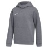 NIKE PARK 26 FLC PO HOODIE JR. - CHARCOAL HEATHR/WHITE