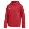 NIKE PARK 26 FLC PO HOODIE JR. - UNIVERSITY RED/WHITE