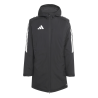 ADIDAS TIRO26 STADIUM PARKA - BLACK/WHITE
