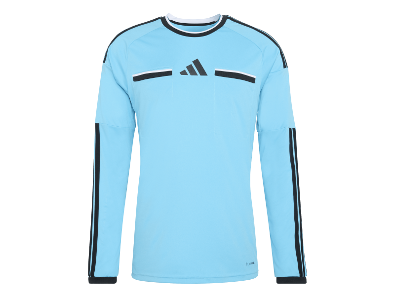 ADIDAS REFEREE 26 JERSEY LONG SLEEVE - BRCYAN/BLACK