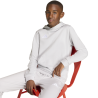 ADIDAS ENTRADA26 HOODIE JR. - TMLGGR/WHITE