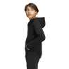 ADIDAS ENTRADA26 FULL ZIP HOODIE JR. - BLACK/WHITE