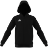 ADIDAS ENTRADA26 FULL ZIP HOODIE JR. - BLACK/WHITE