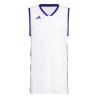ADIDAS PULSE SPEED BBALL JERSEYS - WHITE/TMCOPR