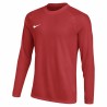 NIKE PARK VIII DF. LS JERSEY - UNIVERSITY RED/WHITE