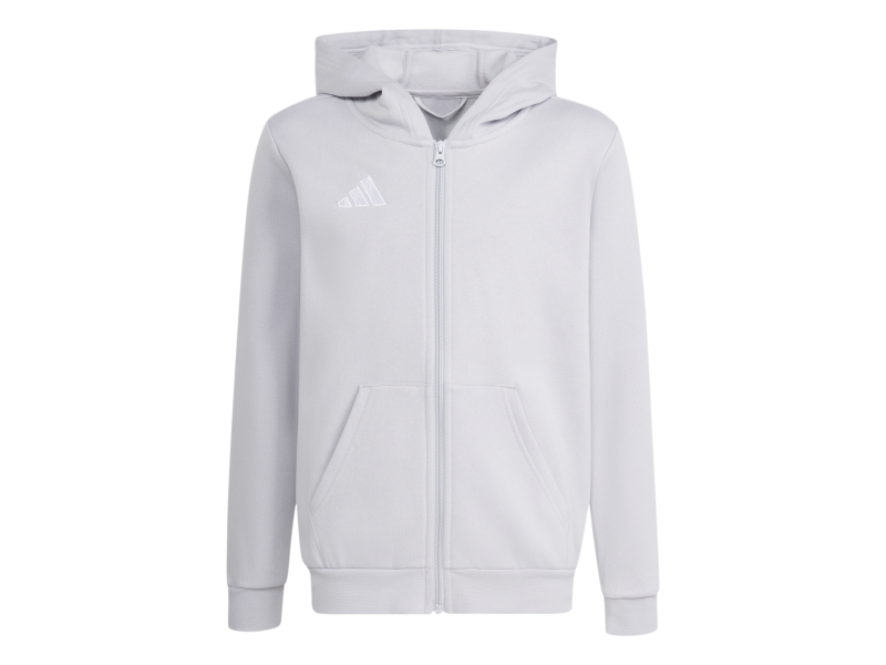 ADIDAS ENTRADA26 FULL ZIP HOODIE JR. - TMLGGR/WHITE