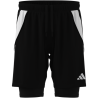 ADIDAS TIRO24 2IN1 TR SHORT - BLACK/WHITE