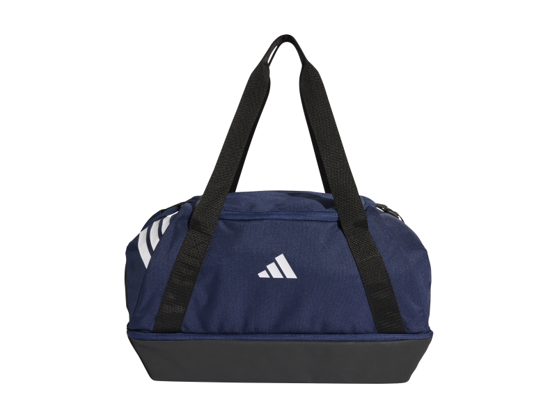 ADIDAS TIRO DUFFLE BAG SMALL WITH BOTTOM COMPARTMENT - TENABL/WHITE