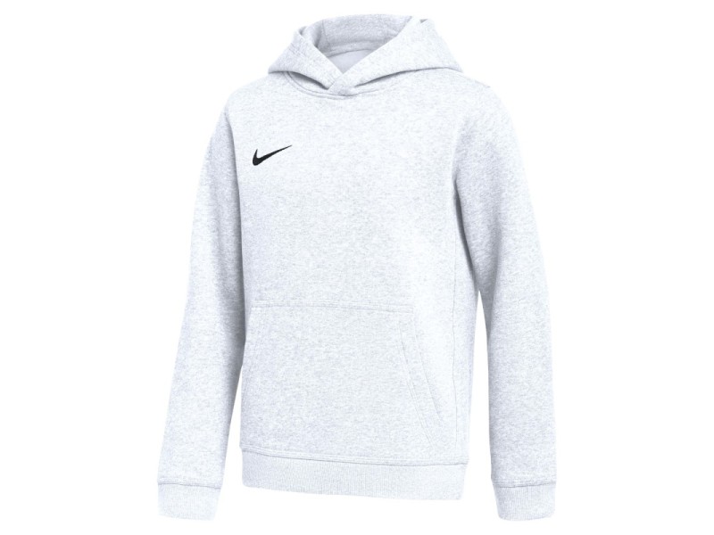 NIKE PARK 26 FLC PO HOODIE JR. - WHITE/BLACK