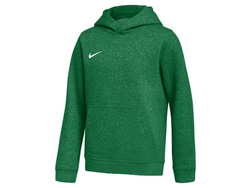 NIKE PARK 26 FLC PO HOODIE JR. - PINE GREEN/WHITE