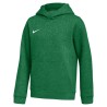 NIKE PARK 26 FLC PO HOODIE JR. - PINE GREEN/WHITE