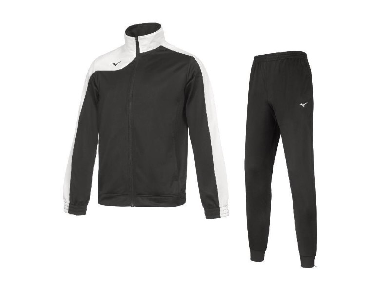 MIZUNO KOBE KNITTED TRACKSUIT JR - BLACK/WHITE