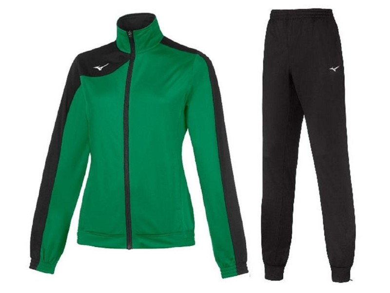MIZUNO KOBE KNITTED TRACKSUIT W - GREEN/BLACK