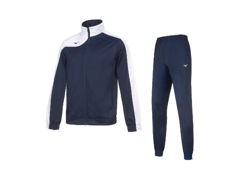 MIZUNO KOBE KNITTED TRACKSUIT JR - NAVY/WHITE