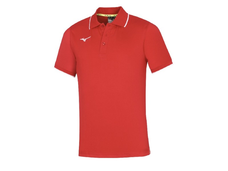 MIZUNO POLO - RED/WHITE