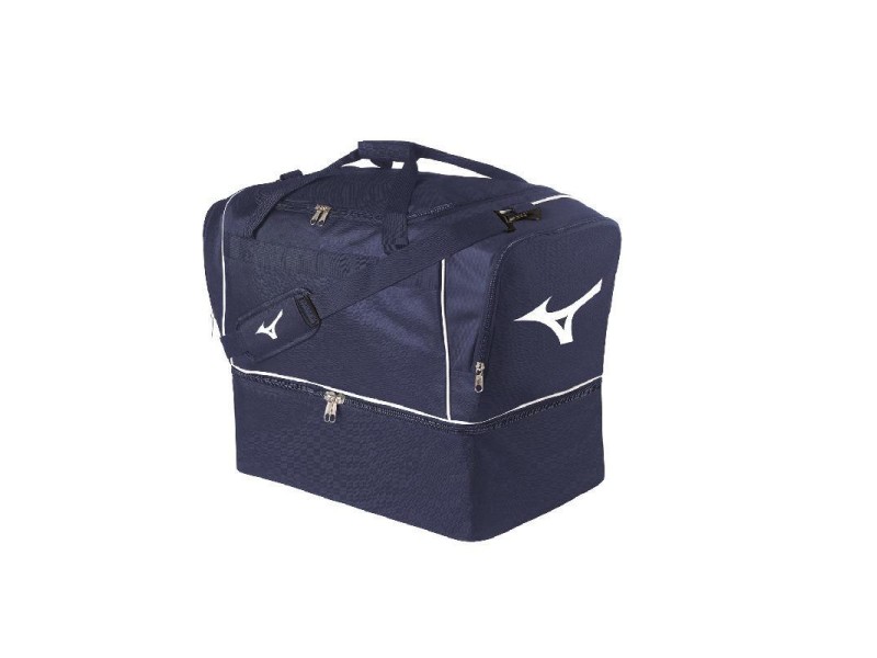 MIZUNO FOOTBALL BAG LARGE - NAVY/WHITE