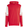 ADIDAS SQUADRA25 SWEAT HOODY - TEAM POWER RED 2/WHITE