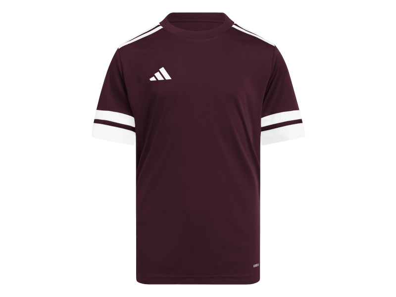 ADIDAS SQUADRA25 JERSEY SHORT SLEEVE JR. - TEAM MAROON 2/WHITE