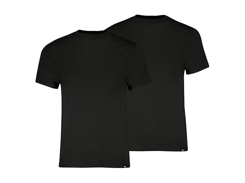 PUMA EVERYDAY CREW NECK TEE 2P - BLACK