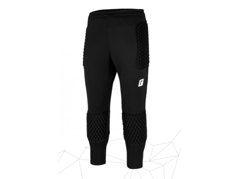REUSCH CONTEST 3/4 SHORT ADVANCE - BLACK/SILVER